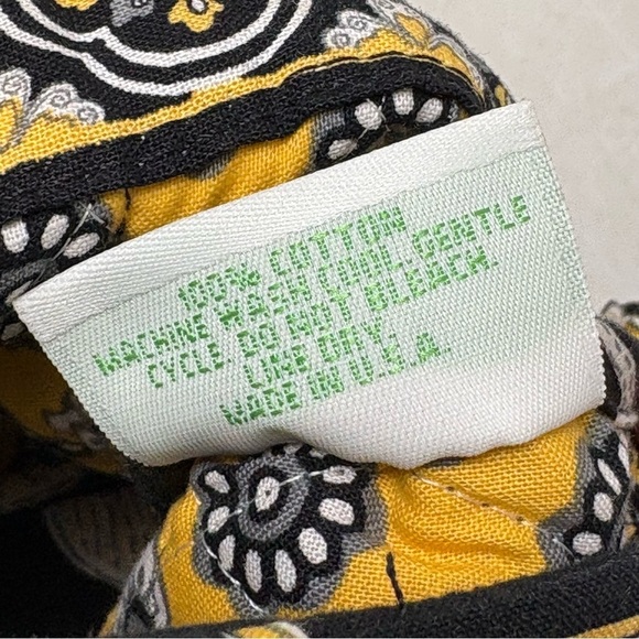 VERA BRADLEY Discontinued Bird Floral Geometric Quilted Cotton Shoulder Bag - Picture 8 of 15